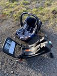 Babyskydd, cykelbarnstol och backspegel - paket