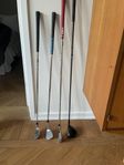 Golfklubbor vänster