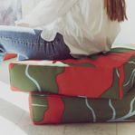 ikea bastua marimekko sittkudde, 2 st kvar