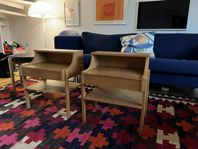 2 sängbord AB Carlström & Co vintage retro design