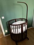 Stokke sleepi mini spjälsäng valnöt