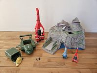 Thunderbirds Tracy island + farkoster