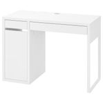 MICKE Skrivbord, vit, 105x50 cm,
