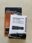 Temperatur- och fuktlogger med USB-kontakt
