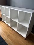 Ikea Eket, skåpkombination, vita, träben
