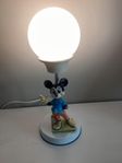 Vintage bordslampa Musse Pigg.