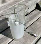 Fönsterlampa Tub i klart och frostat glas