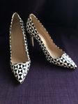 J. Crew Black White Geometric Triangle Pattern High Hell