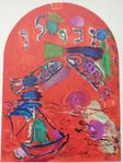 Marc CHAGALL Litografi "Tribu de Zabulon", 1962