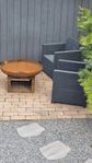Stort eldfat corten 