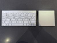 Apple wireless keyboard och Magic Trackpad gen1