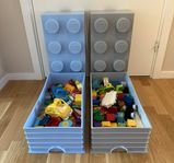 LEGO - Duplo - Lego och 2 st förvaringslådor
