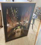 Inramad Stockholmsbild 70*100cm
