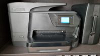 HP OfficeJet Pro 8715  + helt nya bläckpatroner