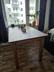 matbord ek 120cm + 40cm utfällbar 