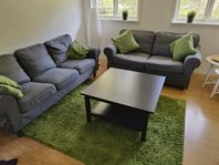 Soffa, soffbord, tv möbel