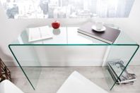 glas skrivbord