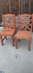 2 teakstolar fr Lister england