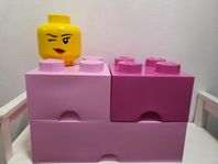 Äkta Lego förvarings lådor