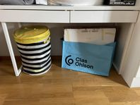 Sminkbord högglans vit