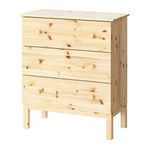 Ny Ikea Tarva byrå, obehandlad furu