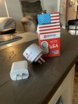 Adapter SKROSS Europa till USA samt IPad laddare USB-C, USA