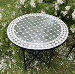 Handgjord marockansk mosaikbord, 70 cm 