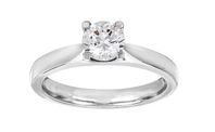 Förlovningsring 18K guld, diamant 0.75CT