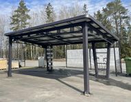 Carport med solpaneler HD solar 4.5 kwh