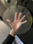 glasskiva rund