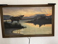 Tavla med belysning