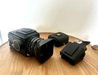 Hasselblad 500C/M, Planar FC 80 f/2.8 +PM Prism Viewfinder