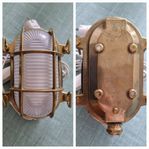 Gallerlampa mässing 
