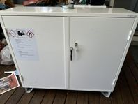 Brandsäkert skåp för cykelbatterier