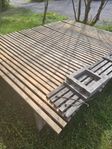 Bänkar perfekta för större fester etc