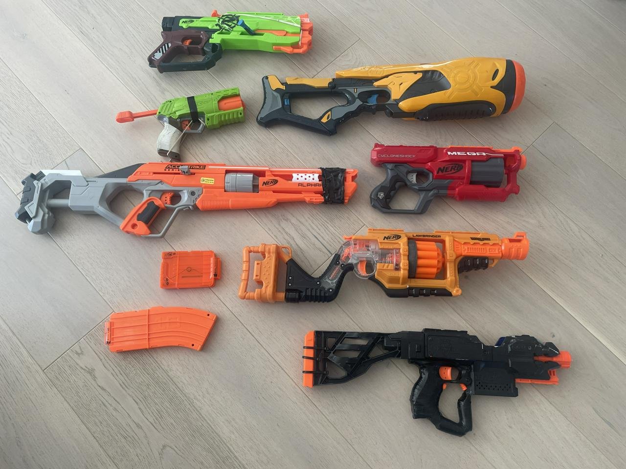 Nerf, samling