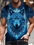T-shirt varg 3D-tryck