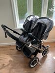 Bugaboo Donkey Duo grå/svart