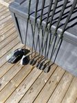 vänster golfklubbor 