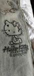 2 hello kitty jeans, storlek s