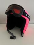 Skidhjälm + goggles