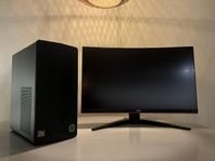 gamingdator och skärm