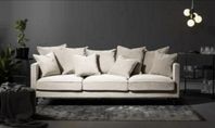 Modern soffa i nyskick (Ljusgrå)