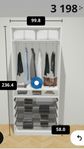 Ikea Pax garderob 100x58x236