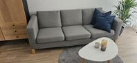 Ikea soffa 3-sits med nytt Bemtz överdrag