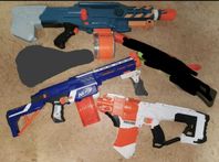NERF leksaksvapen bla Doomlands & Zombi strike