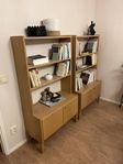 Retro 50/60-tal hyllsystem i ek