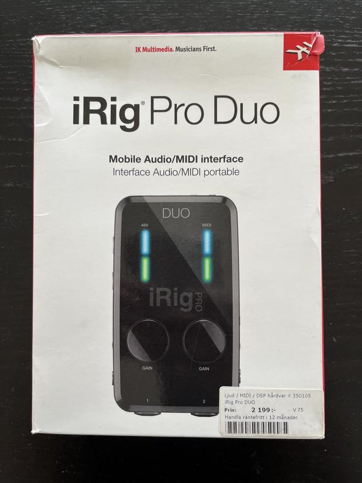 IK iRig Pro DUO, Power Bridge...