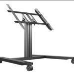 M Public Display Stand 80 HD Wheelbase Single Svart