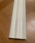 Vit PVC Golvsockel/Kombilist 13x70x2500mm